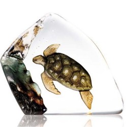 MALERAS sculptuur WILDLIFE ANIMALS zeeschildpad H 11,5cm