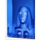 KOSTA BODA sculptuur AZUR SHE, blauw, H 15cm