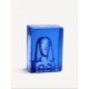 KOSTA BODA sculptuur AZUR SHE, blauw, H 15cm