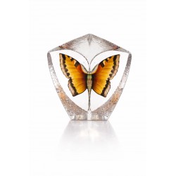 MALERAS sculptuur WILDLIFE BUTTERFLY oranje H 16,5cm