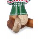 KAY BOJESEN MONKEY met kersttrui groen/ wit S