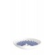 BJORN WIINBLAD bord OLGA blauw -wit dia 33cm