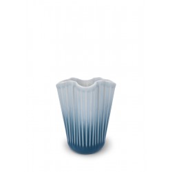 KAHLER vaas HAMMERSHOI UNFOLD blauw H 16,5cm