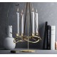 GEORG JENSEN Adventkandelaar SEASON goudkleur dia 26cm