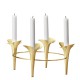 GEORG JENSEN Advent kandelaar BLOOM goudkleur