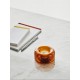 KOSTA BODA waxinelicht HAPPY amber dia 9,5cm