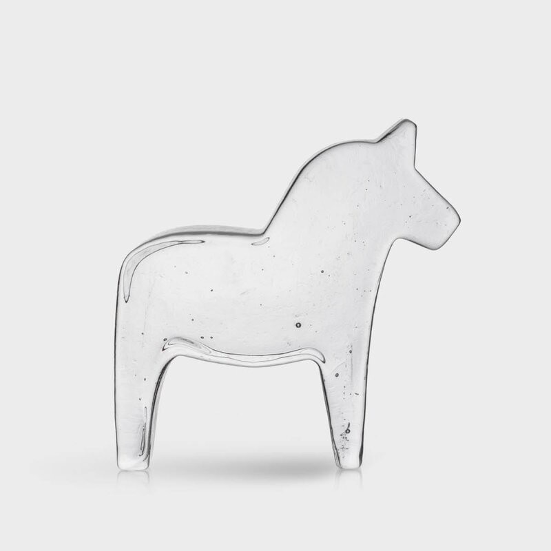 KOSTA BODA SWEDISH DALA HORSE helder glas H 13cm