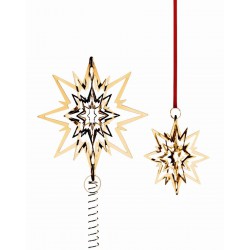 GEORG JENSEN CHRISTMAS TOP STAR 18K Gold-Plated large