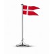 GEORG JENSEN verjaardagsvlag Denemarken RVS H 30 cm