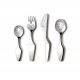 GEORG JENSEN kinderbestek TWIST set 4 delig RVS