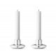 GEORG JENSEN kandelaren HENNING KOPPEL RVS set 2 stuks