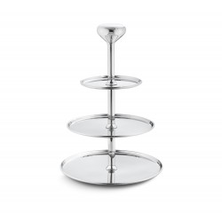 GEORG JENSEN etagere ALFREDO RVS H 35 cm