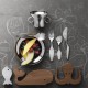 GEORG JENSEN kinderbestek TWIST set 4 delig RVS