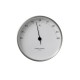 GEORG JENSEN hygrometer HENNING KOPPEL RVS/ witte plaat dia 10 cm