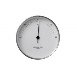 GEORG JENSEN thermometer HENNING KOPPEL RVS/witte plaat dia 10 cm