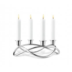 GEORG JENSEN Advent kandelaar SEASON RVS
