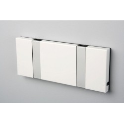 LOCA kapstok KNAX 2 alu haken wit 20cm