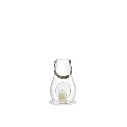 HOLMEGAARD lantaarn DESIGN WITH LIGHT -- helder glas H 24,8 cm