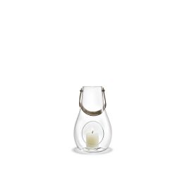 HOLMEGAARD lantaarn DESIGN WITH LIGHT -- helder glas H 24,8 cm