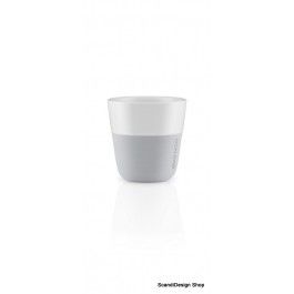 EVA SOLO Espresso koffiekoppen wit/ marmergrijs set 2 stuks