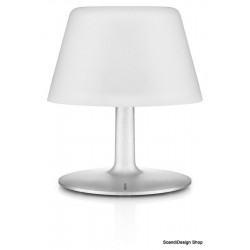 EVA SOLO tuinlamp SUNLIGHT LOUNGE S Solar alu/mat witte kunststof kap H 24,5cm