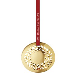 GEORG JENSEN CHRISTMAS Krans Mobile 24 K gold plated 2016 
