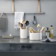 EVA SOLO toolbox wit met houten handvat laag