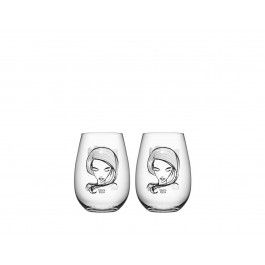 KOSTA BODA drinkglazen ALL ABOUT YOU/ NEED YOU wit set 2 stuks KOSTA BODA drinkglazen ALL ABOUT YOU/ NEED YOU wit set 2 stuks