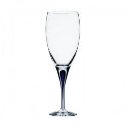 ORREFORS CRYSTAL wijnglas INTERMEZZO blauw 32cl set 2 stuks