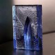 KOSTA BODA sculptuur BLUES FOUR ELEMENTS H 15cm