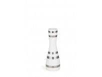 KÄHLER kandelaar OMAGGIO CHRISTMAS wit/ zilver H 16cm