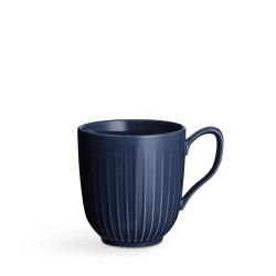 KÄHLER mok HAMMERSHOI indigo blauw 33cl set 4 stuks