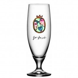 KOSTA BODA bierglas FRIENDSHIP Go For It KOSTA BODA bierglas FRIENDSHIP Go For It