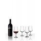 ORREFORS CRYSTAL wijnproeversglazen ELIXIR set 4 stuks