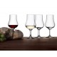 ORREFORS CRYSTAL wijnproeversglazen ELIXIR set 4 stuks
