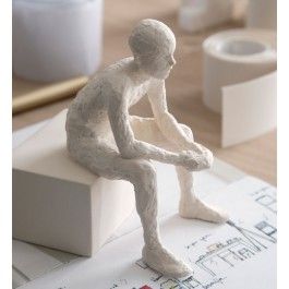 KÄHLER Sculptuur CHARACTER THE REFLECTIVE ONE H14cm KÄHLER Sculptuur CHARACTER THE REFLECTIVE ONE H14cm