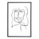 METTE HANDBERG ONE LINE Art Print FEMALE A3