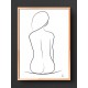 METTE HANDBERG ONE LINE Art Print SILHOUETTE B2