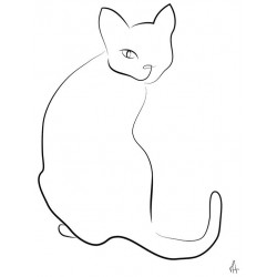 METTE HANDBERG ONE LINE Art Print CAT B2