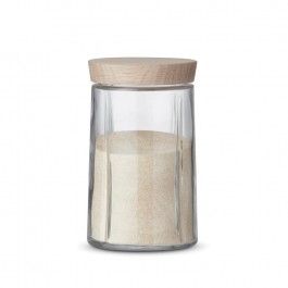 ROSENDAHL GRAND CRU voorraadpot 1 liter met eiken deksel ROSENDAHL GRAND CRU voorraadpot 1 liter met eiken deksel
