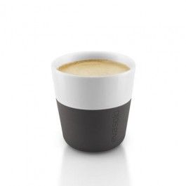EVA SOLO Espresso koffiekoppen wit/ zwart set 2 stuks