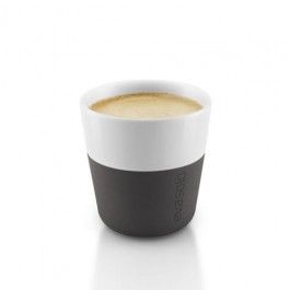 EVA SOLO Espresso koffiekoppen wit/ zwart set 2 stuks EVA SOLO Espresso koffiekoppen wit/ zwart set 2 stuks