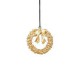 ROSENDAHL Christmas kerstkrans KAREN BLIXENS JUL Goldplated