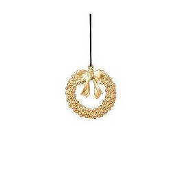 ROSENDAHL Christmas kerstkrans KAREN BLIXENS JUL Goldplated ROSENDAHL Christmas kerstkrans KAREN BLIXENS JUL Goldplated