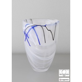 KOSTA BODA vaas CONTRAST wit
