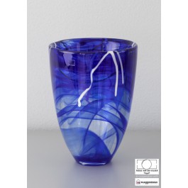 KOSTA BODA vaas CONTRAST blauw