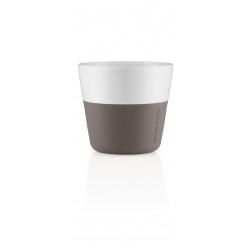 EVA SOLO Lungo koffiekoppen wit/ Taupe set 2 stuks