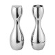 GEORG JENSEN peper- en zoutmolens RVS COBRA set 2 dlg