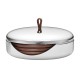 GEORG JENSEN onderzetters SKY cognac leer 4 stuks