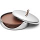 GEORG JENSEN onderzetters SKY cognac leer 4 stuks